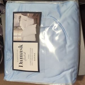 Sheet Set 500 thread count king comforter cover American grown supima cotton NWT